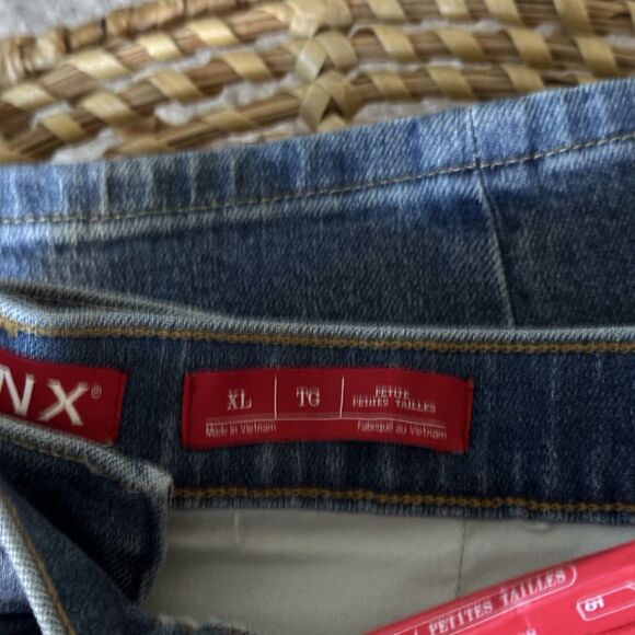 SPANXshape™ Authentic 360 Barrel Leg Jeans In Elysian Size Petite XL MSRP $158 - Picture 8 of 9